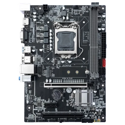 NEW B75M-VH For Intel B75 Socket LGA 1155 MicroATX PC Motherboard DDR3 Mainboard - Image 1 of 3