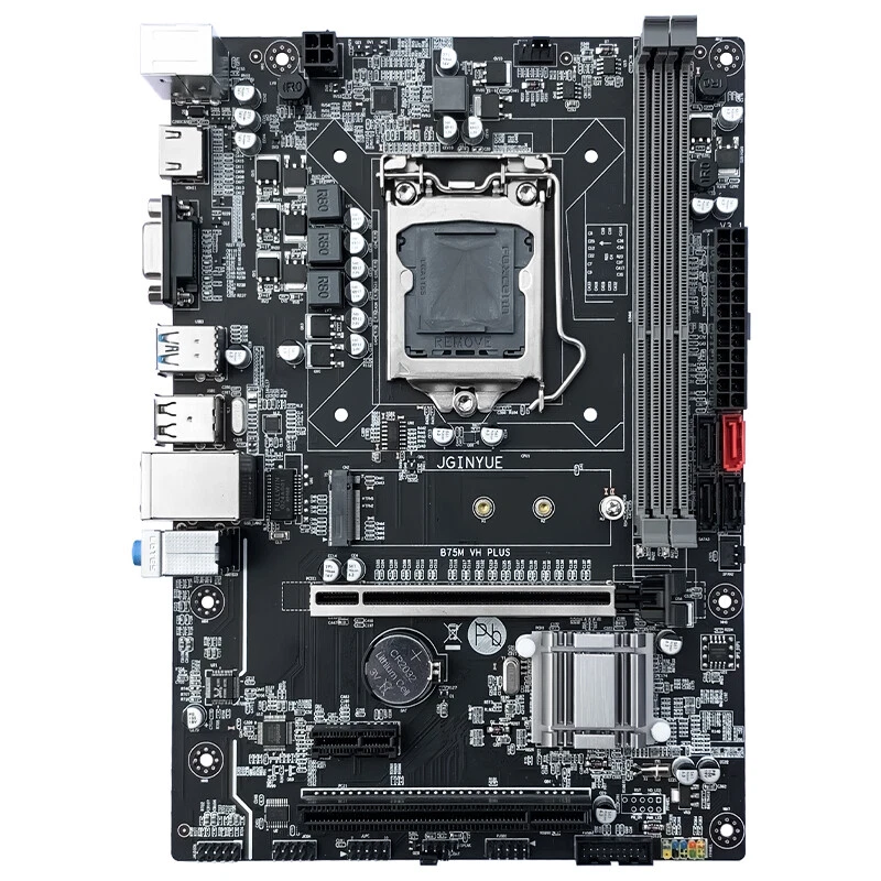 NEW B75M-VH For Intel B75 Socket LGA 1155 MicroATX PC Motherboard DDR3 Mainboard - Image 1 of 3