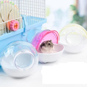 Hamster Mouse Pet Bathroom Cage Box Bath Sand Room Toy Toilet Small Pet Suppl ~L - Picture 1 of 9