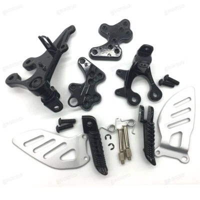 Soporte de estriberas delanteras negras para Suzuki GSXR600/750 2011-2020 GSXR1000 2009-16 Foto 1 de 4