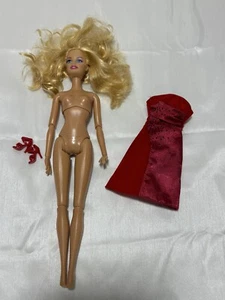 Barbie Fashionistas Glam Doll 2009 Red Dress Red Shoes Great Condition - Picture 1 of 24