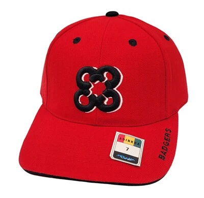 Vintage Wisconsin Badgers Top-Of-The-World African Adinkra Size 7 Hat Cap NEW  - Image 1 of 4