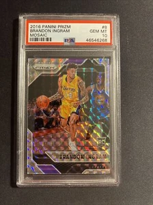 2016-17 Panini Prizm Mosaic BRANDON INGRAM RC PSA 10 Gem Mint #8 - Picture 1 of 2
