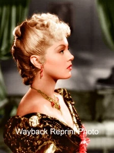 LANA TURNER 5" by 7"  Colorized  Photo - Beautiful - Picture 1 of 1