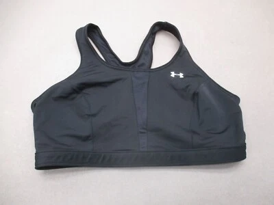 Sujetador deportivo Under Armour talla L para mujer forrado en negro inalámbrico con espalda de corredor 6G Foto 1 de 4