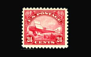 US Air Mail Stamp-Mint OG&H, VF S#C6 fresh color, large margins - Picture 1 of 1