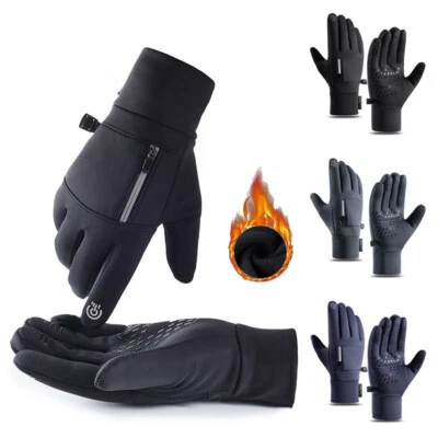 Sporthandschuhe Warme Winterhandschuhe für Joggen, Laufen, Skifahren, Radfahren - Bild 1 von 4