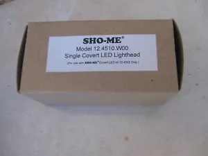 NEW White Clear SHO-ME Single Convert LED Lighthead # 12.4510 W00 - Picture 1 of 3