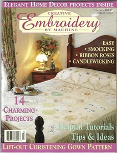 Creative Embroidery by Machine Vol 2 No 4 with Christening Gown Pattern - Picture 1 of 3