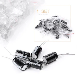 Kit surtido de condensadores radiales electrolíticos 125 un. 25 valores 1uF a 2200uF - Imagen 1 de 8