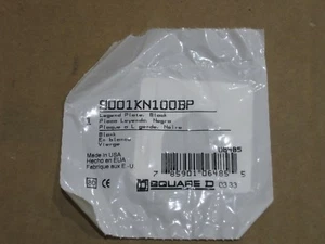 NUEVO EN CAJA Placa de identificación Square D 9001KN100BP leyenda NUEVA placa negra de 1 pieza - Imagen 1 de 3