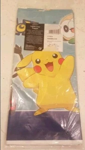 Amscan Tablecover Nappe Pokemon Core 54in X 96in NIP ISSUE - Picture 1 of 6