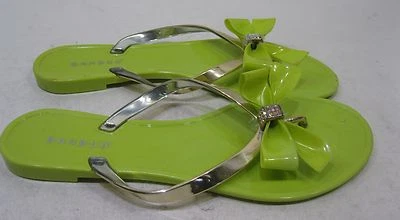 Sandalia verde S playa retro sin cordones jaleas gelatina mujer talla 6 Foto 1 de 4