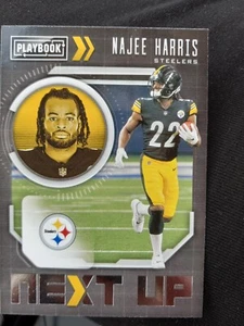 Najee Harris RC Next Up Insert 2021 Panini Playbook Rookie Pittsburgh Steelers  - Picture 1 of 2