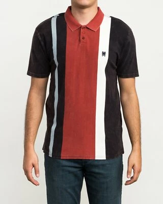 Camisa Polo RVCA Para Hombre S/S SUPER COOL REMASTERIZADA - OGY - Talla Pequeña - ÚLTIMA NUEVA Foto 1 de 2