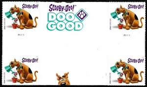 US 5299 Scooby-Doo F cross gutter block MNH 2018 - Picture 1 of 1