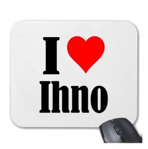 MOUSEPAD Mauspad I Love Ihno Ich Liebe Ihno - Photo 1/1