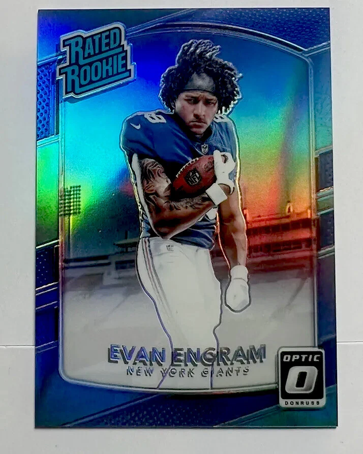 2017 Donruss Optic Rated Rookie Blue Prizm /149 Evan Engram #180 Rookie RC