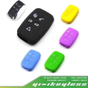 Silicone Case Cover For Land Range Rover Discovery Smart Remote Key 5 Buttons - Picture 1 of 11