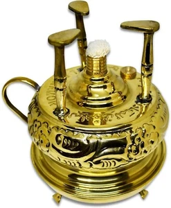 El Bramony Brass Alcohol Burner Coffee Maker Arabian Solid Large Handmade - Picture 1 of 4