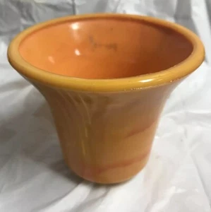 Vintage Akro Aggregate Vase Orange - Picture 1 of 8
