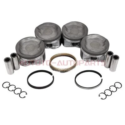 Juego de pistones y anillos de motor 2TRFE 4 piezas para Toyota Tacoma 2005-2016 2,7 L DOHC 16V Foto 1 de 4