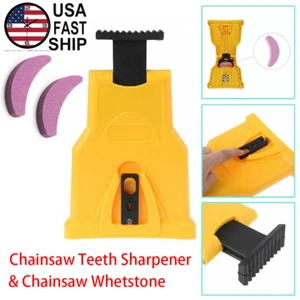 Portable Chainsaw Teeth Sharpener Chain Saw Blade Whetstone Fast Sharpening Tool - Picture 1 of 17