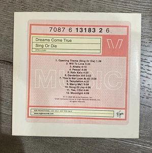 Dreams Come True Sing Or Die 1998 Promo CD - Picture 1 of 4