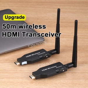 50m Wireless HDMI Video Transmission Transmitter and Receiver Display Extender - Picture 1 of 12
