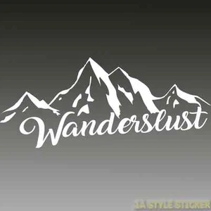 Wander Aufkleber Wanderslust at osv Bergsteigen Alpen Österreich pickl osv  w5 - Bild 1 von 2