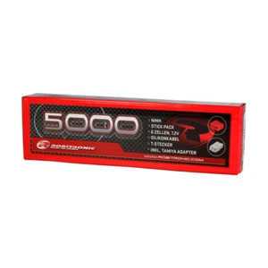 Robitronic NiMH Akku 5000mAh 7,2V Stick Pack T-Stecker & Tamiya - Bild 1 von 4