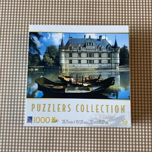Chateau Azay-Le-Rideau France Puzzlers Collection 1000 Pieces Factory Sealed.NEW - Picture 1 of 8