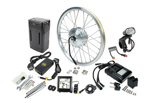 16-Zoll-Rad mit eingebauter Vordernabe Motor Umbausatz, mit 8.7Ah/313.2Wh Akku - Bild 1 von 18