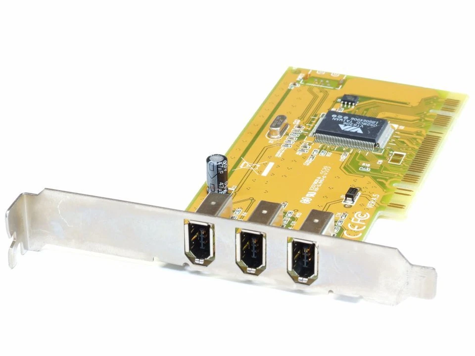Q-Tec 3 Port Firewire IEEE1394 PCI PC Controller Card/Erweiterungs-Karte 12882 - Image 1 of 1