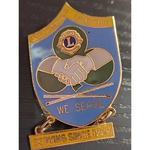South Buffalo Lions Club Pin "We Serve" Serving Since 1929 - Picture 1 of 5