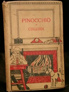 Vintage Copy of PINOCCHIO by Collodi. Poor condition  spine needs to be reglued - Picture 1 of 12