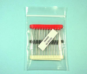 100pcs  Taiwan Semiconductor 1N4003 1A 200v Diode Rectifier DO-41 - Picture 1 of 1