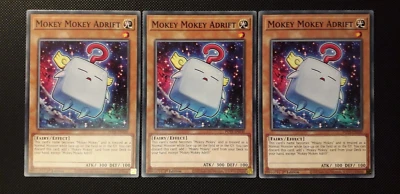 Yu-Gi-Oh! 3x Mokey Mokey Adrift, POTE-EN030, Common, 1. Ed., Englisch, Near Mint - Bild 1 von 4