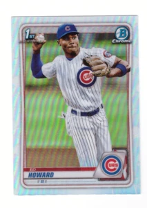 2020 Bowman Chrome Draft ED HOWARD 1st Bowman Chrome Refractor #BD-98 CUBS Mint - Picture 1 of 2
