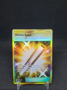 Wishful Baton 121/111 Crimson Invasion Gold Secret Rare LP/NM Pokemon Card - Bild 1 von 2