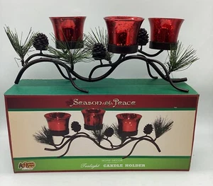 Cracker Barrel “Season Of Peace” Tealight Candle Holder Home Decor - Picture 1 of 17