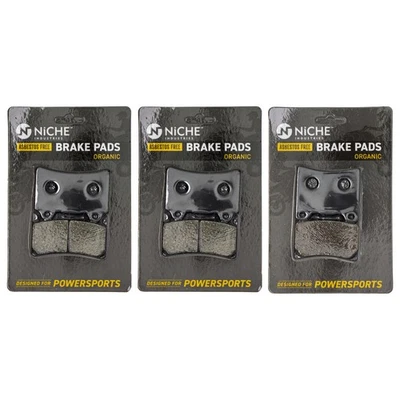 Juego de pastillas de freno NICHO para Yamaha FZR1000 FZ600 TDM850 FJ1200 delanteras traseras orgánicas Foto 1 de 4
