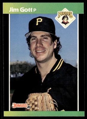1989 Donruss Jim Gott Pittsburgh Pirates #362 18316 - Image 1 of 2