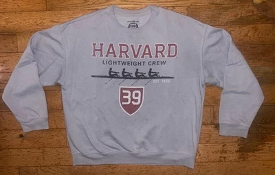 Harvard Lightweight Crew Sweatshirt Men’s Large Rowing National Champs Gray - Image 1 of 4