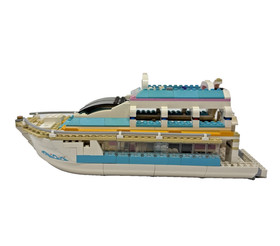 Vintage LEGO Friends Dolphin Cruiser 41015 Boat No Box Incomplete 1 lb 7.2 oz