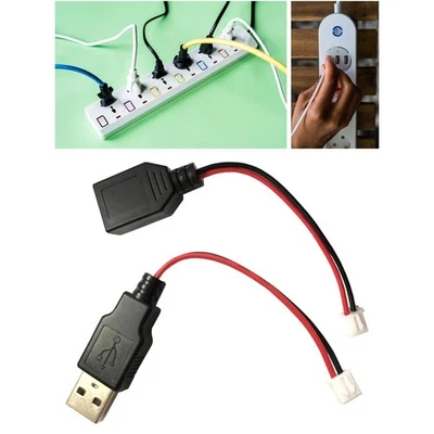 2Pcs USB to Xh2.54 2P Adapter Cable USB A to Xh2.54 2Pin Connector Wire DIY - Image 1 of 4