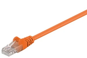 10 câbles réseau CAT 6, U/UTP ; CAT 6-0100 U/UTP ORANGE 1m SB - Photo 1/1