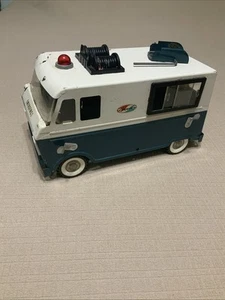 VTG 1960’s STRUCTO Emergency Pressed Steel Van/Truck Missing Ladders - Picture 1 of 19