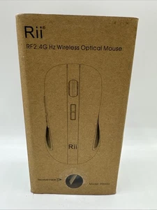 Rii Wireless Optical Mouse RF 2,4G Hz, schwarz, Model: RM200 - Bild 1 von 4