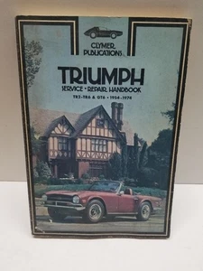 Manual de reparación de servicio Clymer Triumph TR2 TR6 GT6 1954 - 1974 EN MUY BUENA CONDICIÓN - Imagen 1 de 7